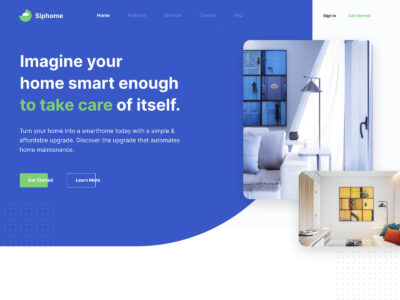 Smart Home Landing Pages